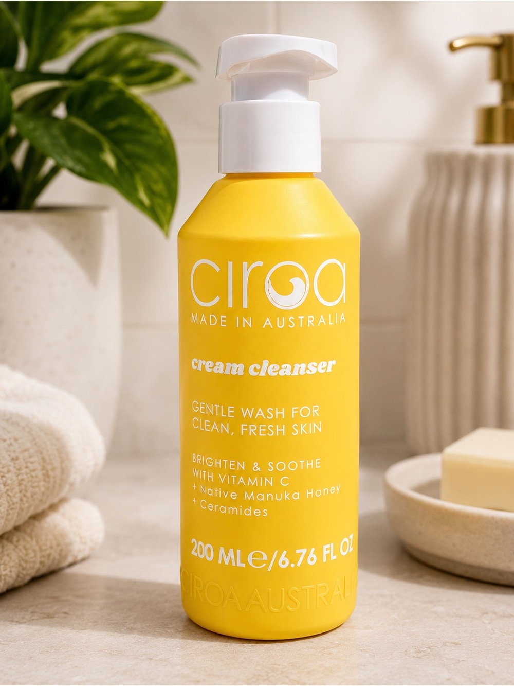 Ciroa Cream Cleanser Vitamin C + Manuka Honey – 6.76 oz